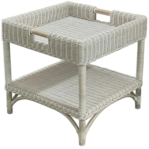 Padma's Plantation Malio End Table in Naturral