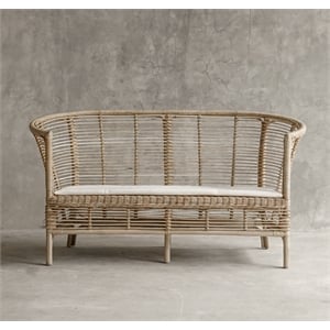 Padma's Plantation Seaside Loveseat in Naturral