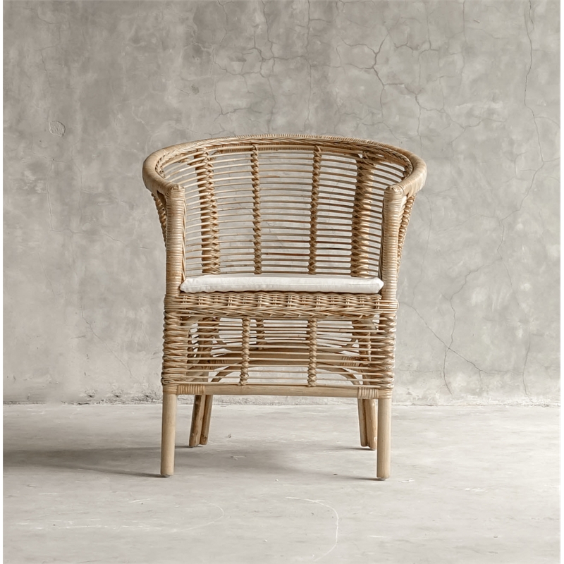 Padma's Plantation Seaside Dining Chair in Naturral