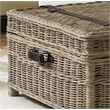 Padma's Plantation Woven End Table / Trunk in Kubu Grey