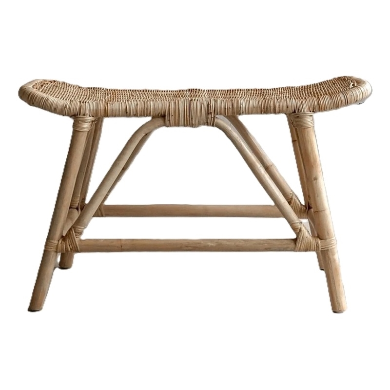 Padma's Plantation Small Zoe Bench in Naturral