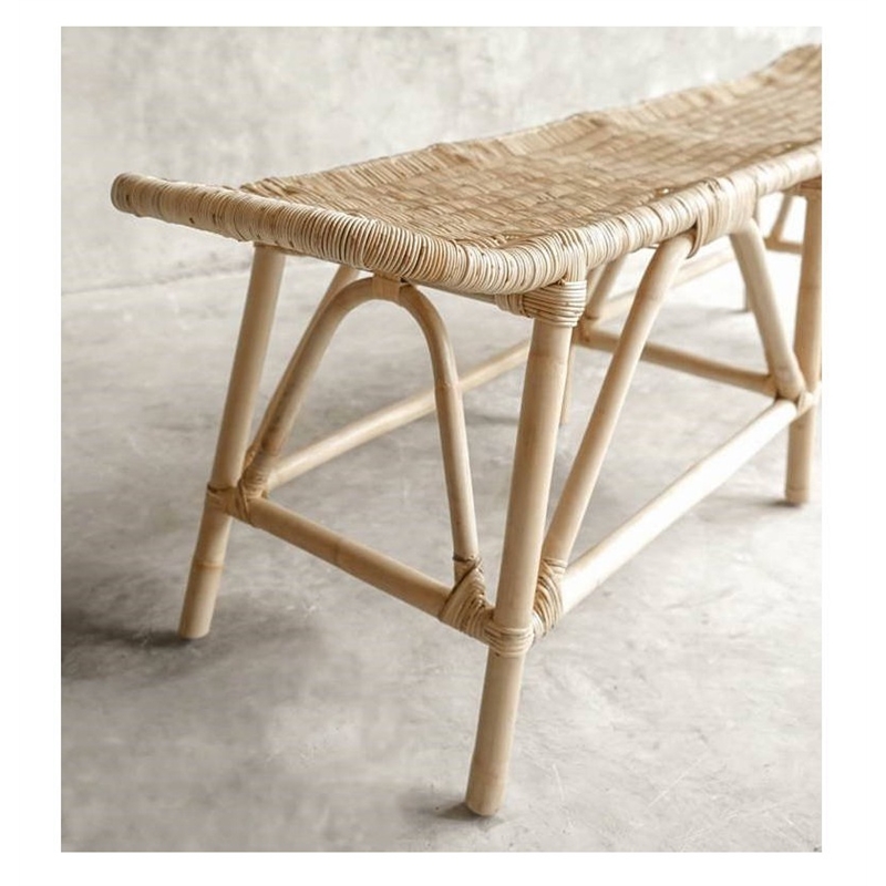 Padma's Plantation Small Zoe Bench in Naturral