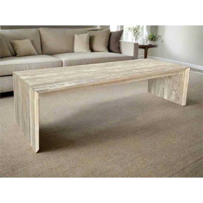 Padma's Plantation Sleek Coffee Table in Naturral