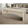 Padma's Plantation Sleek Coffee Table in Naturral