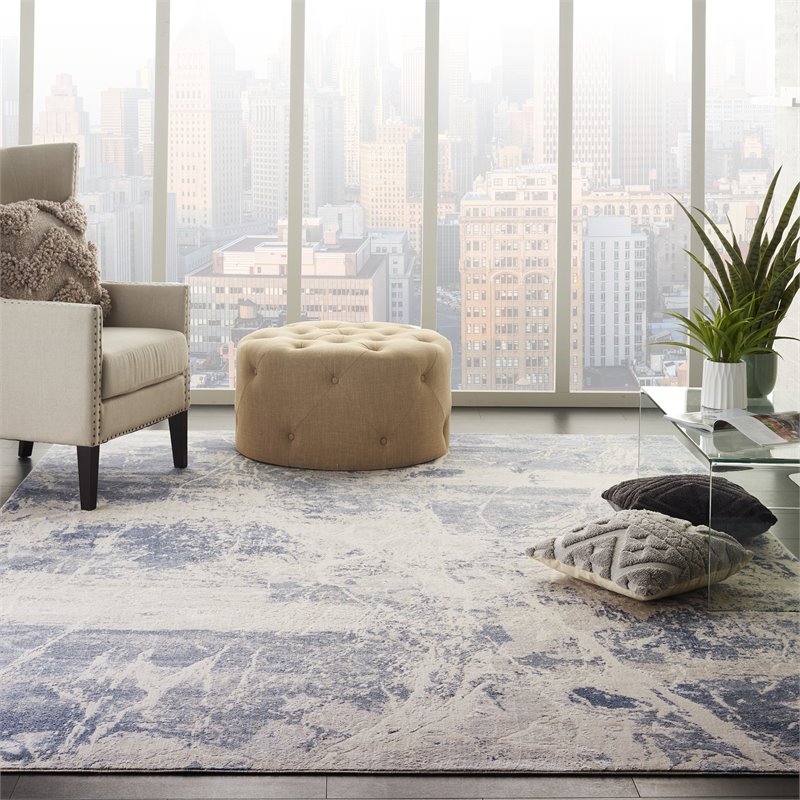 Nourison Sleek Textures 94x126