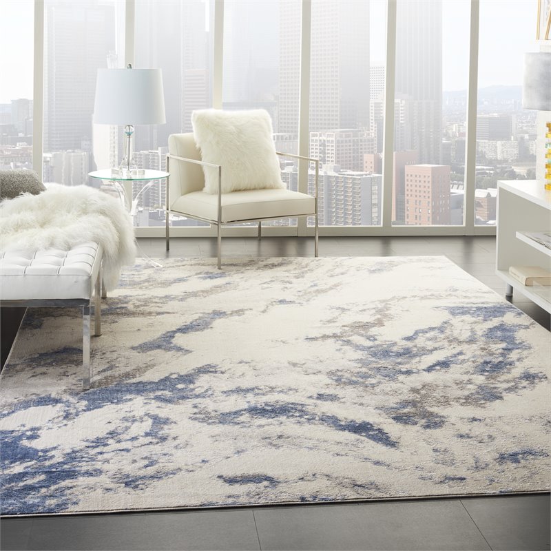 Nourison Sleek Textures 94x126