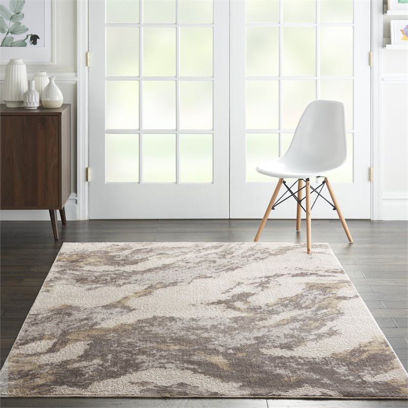 Nourison Sleek Textures 47x71
