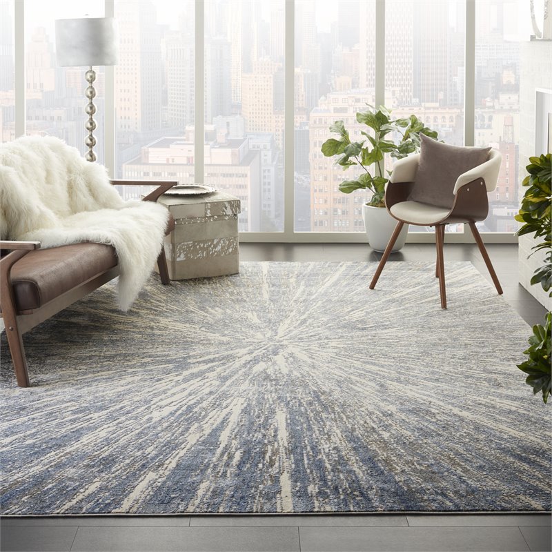 Nourison Sleek Textures 94x126