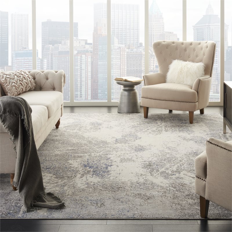 Nourison Sleek Textures 94x126