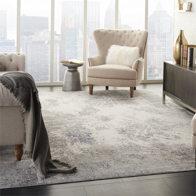 Nourison Sleek Textures 94x126