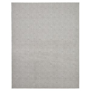 Nourison Urban Chic 7'10&quot x 9'10&quot Polyester Cream Modern Indoor Rug