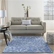Nourison Whimsicle 4' x 6' Blue Fabric Farmhouse Area Rug (4' x 6')