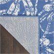 Nourison Whimsicle 4' x 6' Blue Fabric Farmhouse Area Rug (4' x 6')