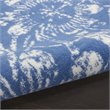 Nourison Whimsicle 4' x 6' Blue Fabric Farmhouse Area Rug (4' x 6')
