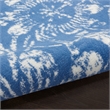 Nourison Whimsicle 8' x 10' Blue Fabric Farmhouse Area Rug (8' x 10')