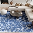 Nourison Whimsicle 8' x 10' Blue Fabric Farmhouse Area Rug (8' x 10')