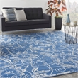 Nourison Whimsicle 8' x 10' Blue Fabric Farmhouse Area Rug (8' x 10')