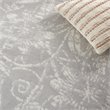 Nourison Whimsicle 5' x 7' Gray Fabric Farmhouse Area Rug (5' x 7')