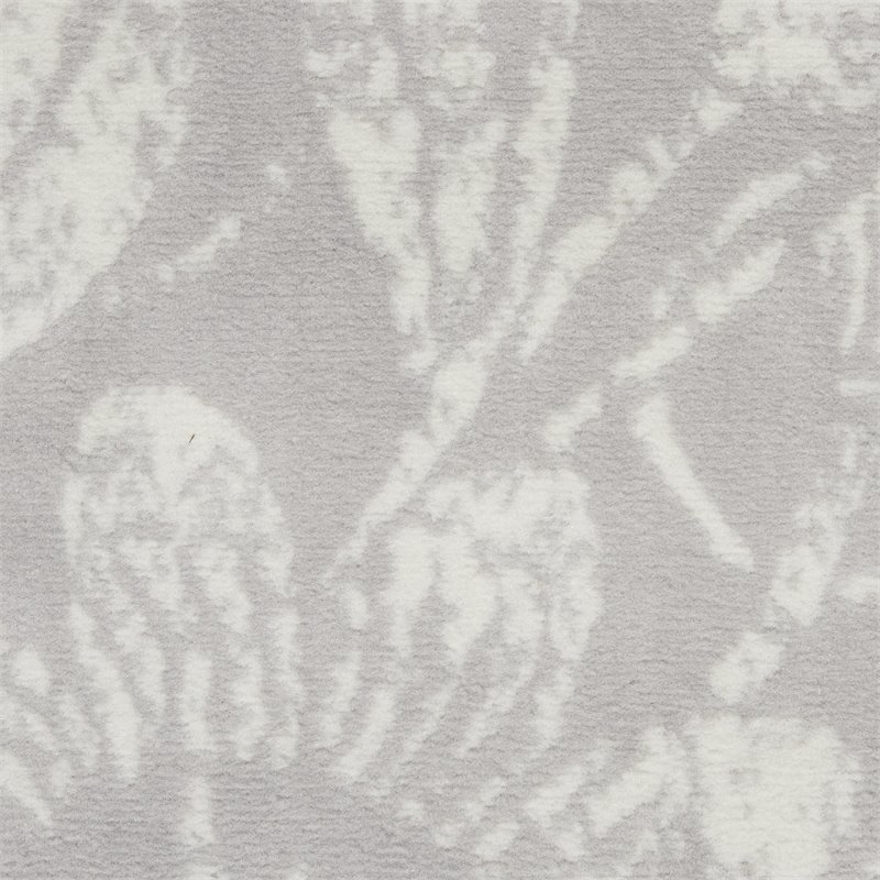 Nourison Whimsicle 5' x 7' Gray Fabric Farmhouse Area Rug (5' x 7')