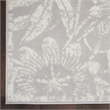 Nourison Whimsicle 6' x 9' Gray Fabric Farmhouse Area Rug (6' x 9')