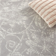 Nourison Whimsicle 6' x 9' Gray Fabric Farmhouse Area Rug (6' x 9')