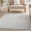 Nourison Whimsicle 6' x 9' Gray Fabric Farmhouse Area Rug (6' x 9')