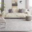 Nourison Whimsicle 7' x 10' Gray Fabric Farmhouse Area Rug (7' x 10')