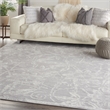 Nourison Whimsicle 7' x 10' Gray Fabric Farmhouse Area Rug (7' x 10')