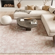 Nourison Whimsicle 7' x 10' Pink Fabric Farmhouse Area Rug (7' x 10')