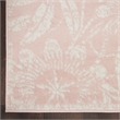 Nourison Whimsicle 8' x 10' Pink Fabric Farmhouse Area Rug (8' x 10')
