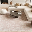 Nourison Whimsicle 8' x 10' Pink Fabric Farmhouse Area Rug (8' x 10')