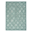 Nourison Easy Care 4' x 6' Aqua/Teal Indoor/Outdoor Rug
