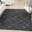 Nourison Easy Care 4' x 6' Charcoal/Black Indoor/Outdoor Rug