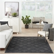 Nourison Easy Care 4' x 6' Charcoal/Black Indoor/Outdoor Rug