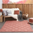 Nourison Easy Care 4' x 6' Coral/Orange Indoor/Outdoor Rug