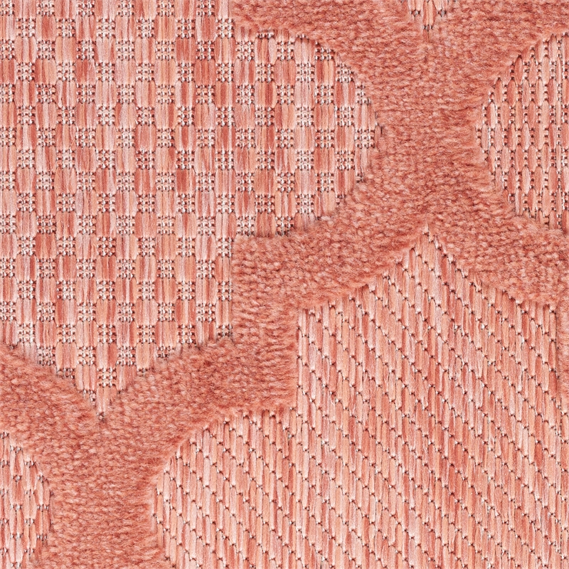 Nourison Easy Care 4' x 6' Coral/Orange Indoor/Outdoor Rug