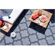 Nourison Easy Care 4' x 6' Denim Blue Indoor/Outdoor Rug