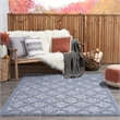 Nourison Easy Care 4' x 6' Denim Blue Indoor/Outdoor Rug