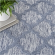 Nourison Easy Care 4' x 6' Denim Blue Indoor/Outdoor Rug