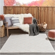 Nourison Easy Care 4' x 6' Ivory/White Indoor/Outdoor Rug