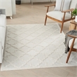 Nourison Easy Care 4' x 6' Ivory/White Indoor/Outdoor Rug