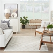 Nourison Easy Care 4' x 6' Ivory/White Indoor/Outdoor Rug