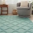 Nourison Easy Care 5' x 7' Aqua/Teal Indoor/Outdoor Rug