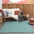 Nourison Easy Care 5' x 7' Aqua/Teal Indoor/Outdoor Rug