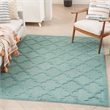 Nourison Easy Care 5' x 7' Aqua/Teal Indoor/Outdoor Rug