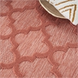 Nourison Easy Care 5' x 7' Coral/Orange Indoor/Outdoor Rug