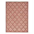 Nourison Easy Care 5' x 7' Coral/Orange Indoor/Outdoor Rug