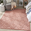 Nourison Versatile 4' x 6' Indoor/Outdoor Rug in Coral/Orange