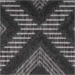 Nourison Versatile 5' x 7' Indoor/Outdoor Rug in Charcoal/Black