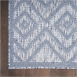 Nourison Versatile 5' x 7' Indoor/Outdoor Rug in Denim Blue